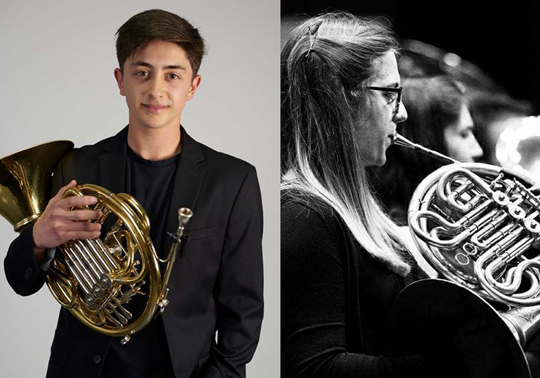 Yolanda Flox i Víctor Martínez, French Horns. Ignacio Millán, piano. Autumn Concerts. 19/11/2019. Botanical Garden. 19.00h